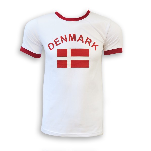 Sonia Originelli Fan-Shirt "Denmark" Unisex Fußball WM EM Herren T-Shirt