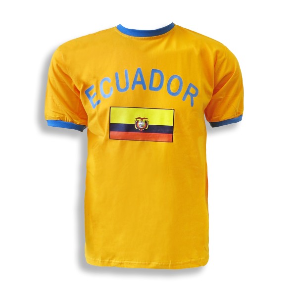 Sonia Originelli Fan-Shirt "Ecuador" Unisex Fußball WM EM Herren T-Shirt
