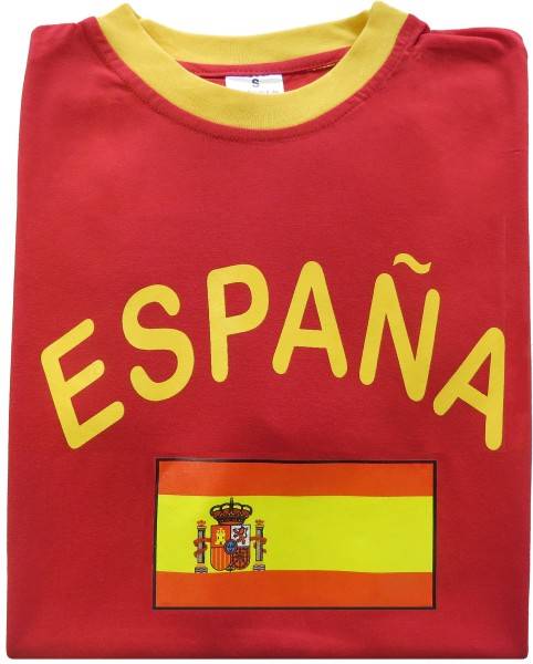 Sonia Originelli Fan-Shirt "España" Unisex Fußball WM EM Herren T-Shirt