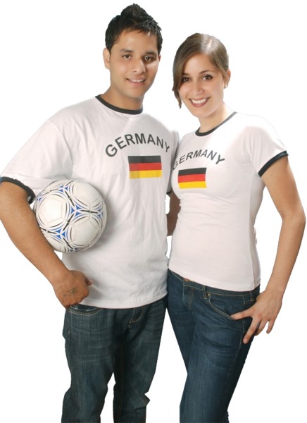 Sonia Originelli Fan-Shirt "Germany" Unisex Fußball WM EM Herren T-Shirt