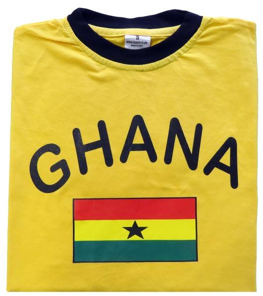 Sonia Originelli Fan-Shirt "Ghana" Unisex Fußball WM EM Herren T-Shirt