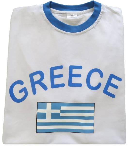 Sonia Originelli Fan-Shirt "Greece" Unisex Fußball WM EM Herren T-Shirt