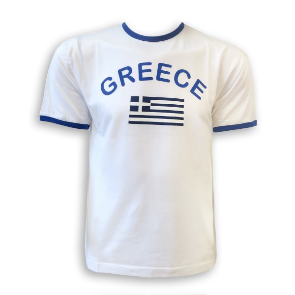 Sonia Originelli Fan-Shirt "Greece" Unisex Fußball WM EM Herren T-Shirt