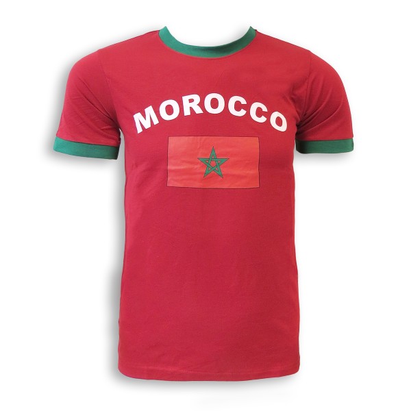 Sonia Originelli Fan-Shirt "Marocco" Unisex Fußball WM EM Herren T-Shirt
