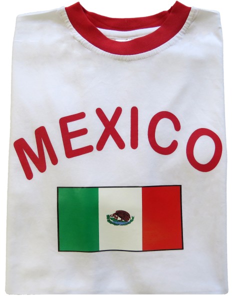 Sonia Originelli Fan-Shirt "Mexico" Unisex Fußball WM EM Herren T-Shirt