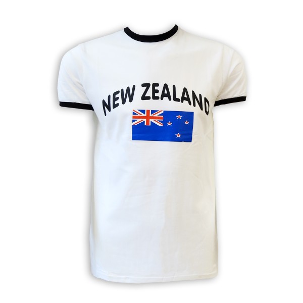Sonia Originelli Fan-Shirt "New Zealand" Unisex Fußball WM EM Herren T-Shirt