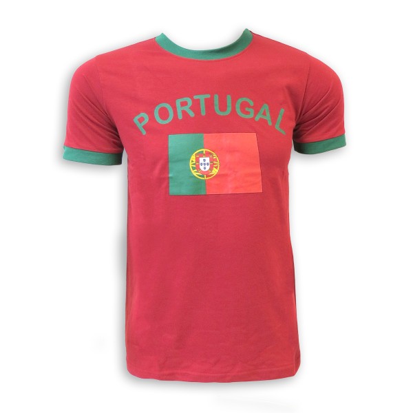 Sonia Originelli Fan-Shirt "Portugal" Unisex Fußball WM EM Herren T-Shirt