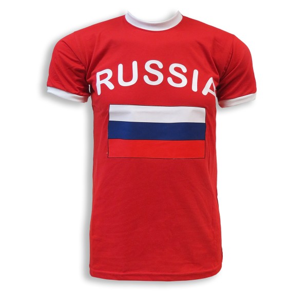 Sonia Originelli Fan-Shirt "Russia" Unisex Fußball WM EM Herren T-Shirt