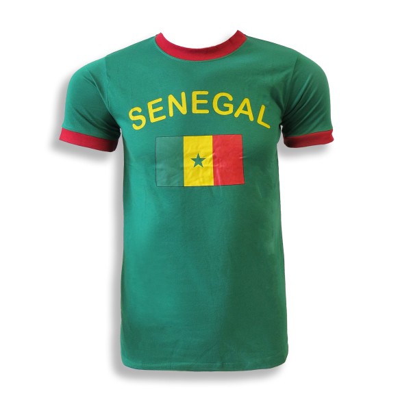 Sonia Originelli Fan-Shirt "Senegal" Unisex Fußball WM EM Herren T-Shirt