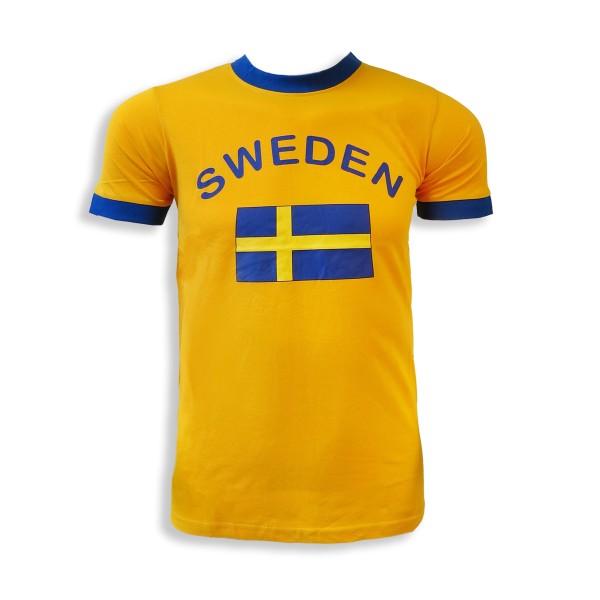 Sonia Originelli Fan-Shirt "Sweden" Unisex Fußball WM EM Herren T-Shirt