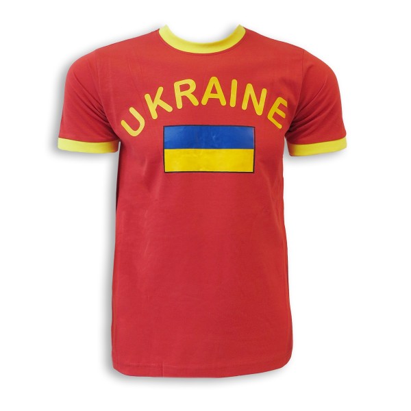 Sonia Originelli Fan-Shirt "Ukraine" Unisex Fußball WM EM Herren T-Shirt