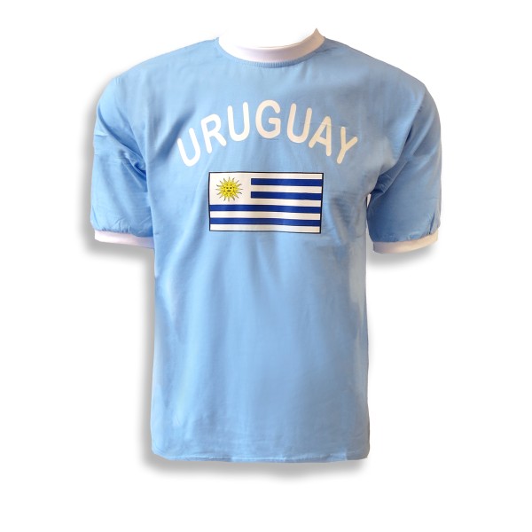 Sonia Originelli Fan-Shirt "Uruguay" Unisex Fußball WM EM Herren T-Shirt