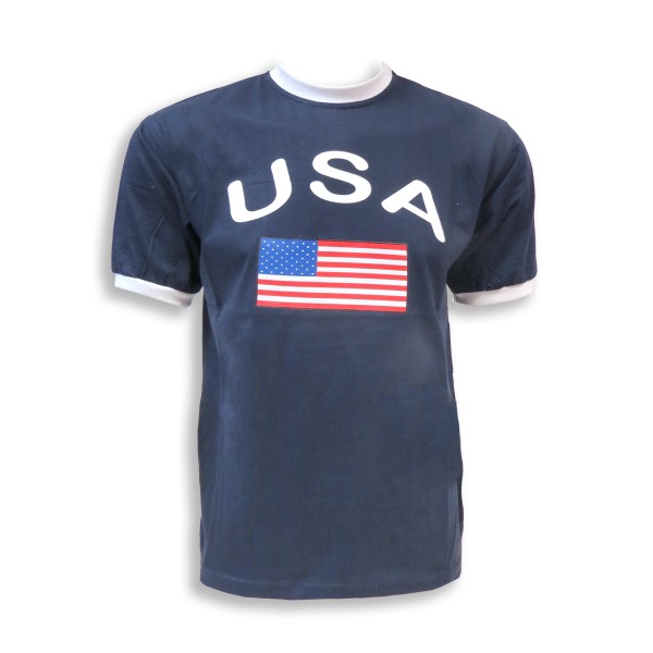 Sonia Originelli Fan-Shirt "USA" Unisex Fußball WM EM Herren T-Shirt