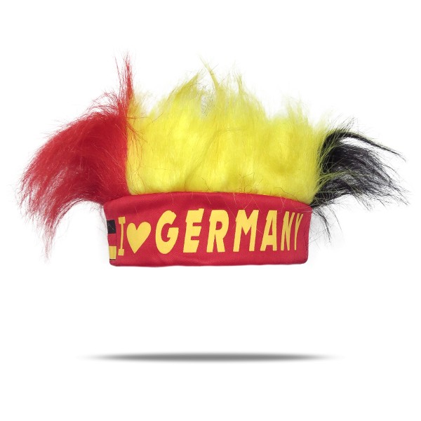 Sonia Originelli Fan Stirnband Haare "I Love Germany" WM Fußball Party