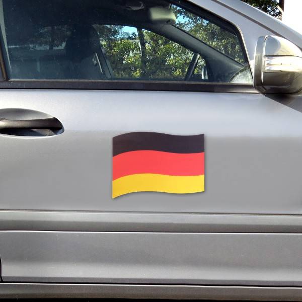 Sonia Originelli Fanpaket Auto "3D-Magnet Autoflagge" WM Fußball Außentür Länder