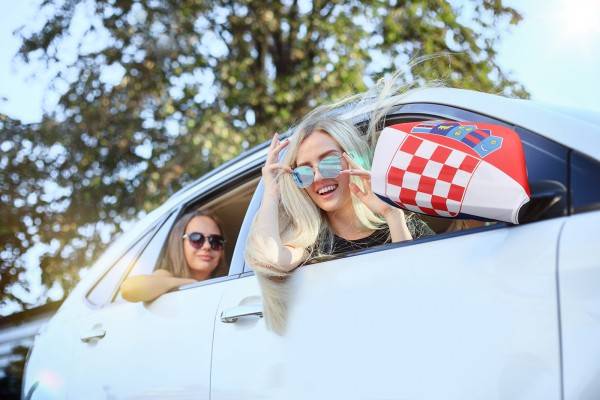 Sonia Originelli Fanset Auto EM "Island" Iceland Fußball Motorhaube Außenspiegel Flagge