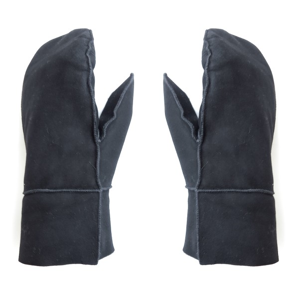 Sonia Originelli Fausthandschuh Schaf Lammfell Fäustlinge Leder Handschuhe