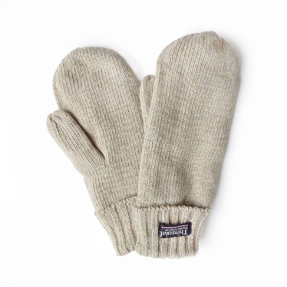 Sonia Originelli Fausthandschuhe Wolle Strick Winter Unisex Fäustling Schlicht