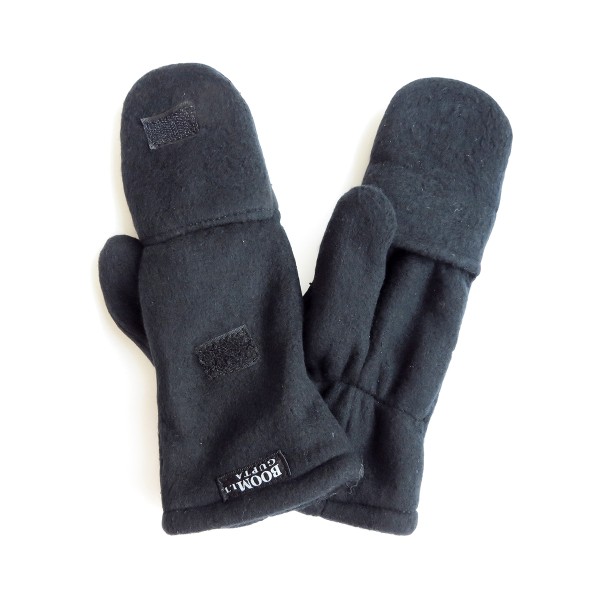 Sonia Originelli Fleecehandschuhe Finger Halbfinger Faustumschlag Winter