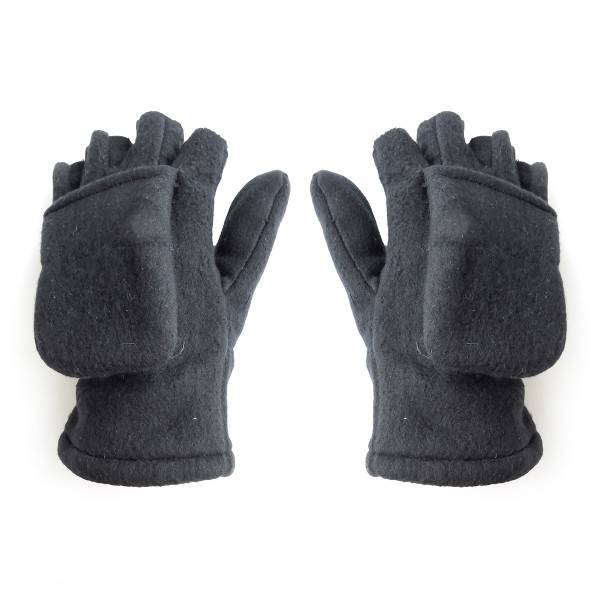 Sonia Originelli Fleecehandschuhe Finger Halbfinger Faustumschlag Winter
