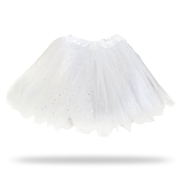 Sonia Originelli Glitzerrock Party Tüllrock Tütü Glitzer Prima Ballerina Karneval JGA