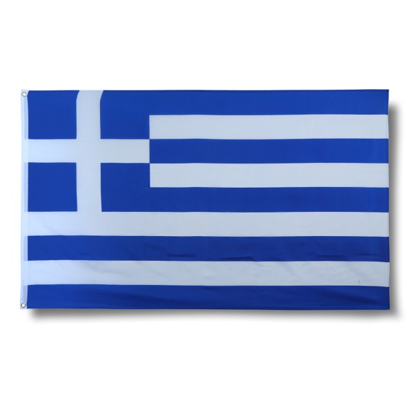 Sonia Originelli Griechenland Greece Fahne Flagge 90 x 150 cm Fanartikel Hissfahne Ösen WM EM
