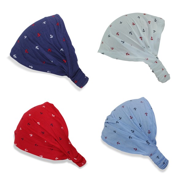 Sonia Originelli Haarband Damen Onesize Maritim Mini Anker Sommer