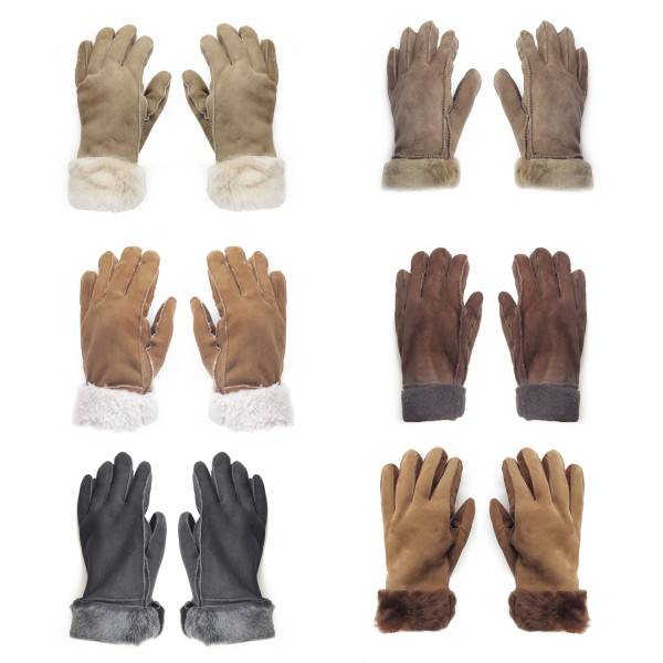 Sonia Originelli Handschuhe Aus Lammfell Schaffell Unisex Hochwertig Warm