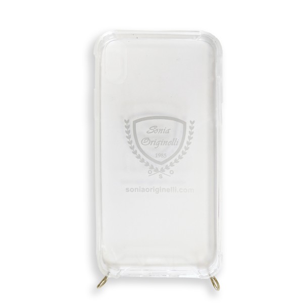Sonia Originelli Handyhülle mit Ösen Transparent "Passend für Samsung Modelle" für Handyketten