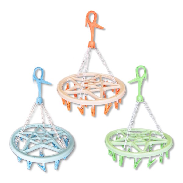 Sonia Originelli Hängedisplay Klammern Rund Wäsche Schalhalter