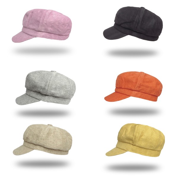 Sonia Originelli Herbstlicher Damenhut Baskenmütze Barett Meliert