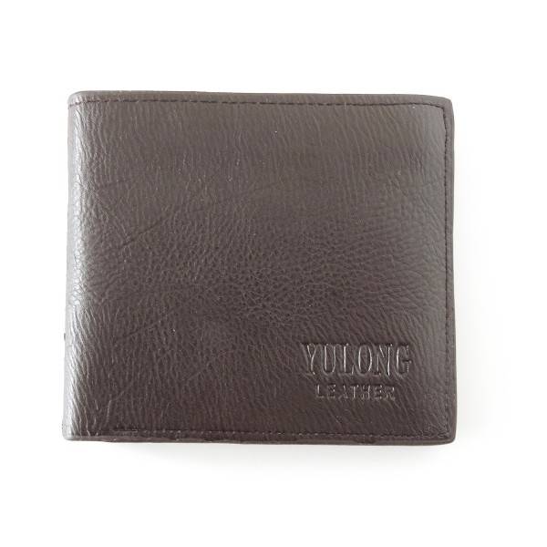 Sonia Originelli Herren Portemonnaie Geldbörse braun Leder schlicht