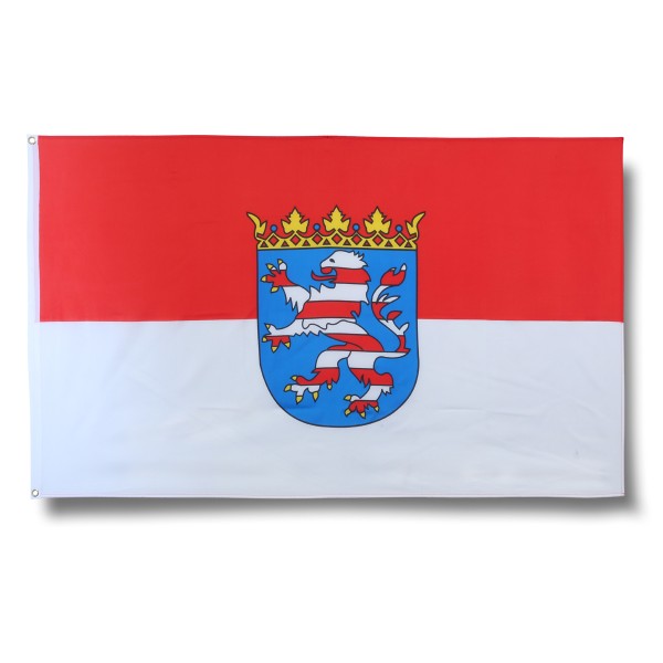 Sonia Originelli Hessen Fahne Flagge 90 x 150 cm Fanartikel Hissfahne Ösen WM EM