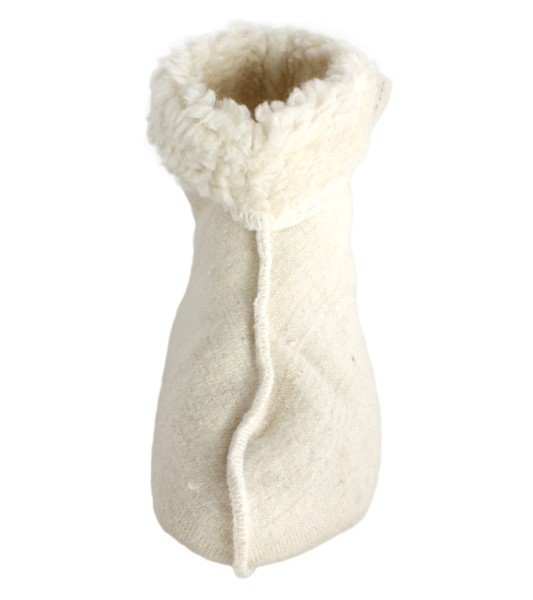 Sonia Originelli Hüttensocken Schuhe Überzug Wärme Socke Teddyfell