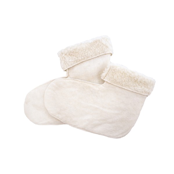 Sonia Originelli Hüttensocken Schuhe Überzug Wärme Socke Teddyfell