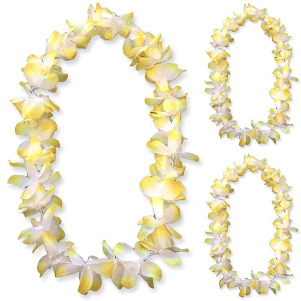 Sonia Originelli Jumbo Blumenkette Hawaiikette Fanartikel JGA Party 3er Set