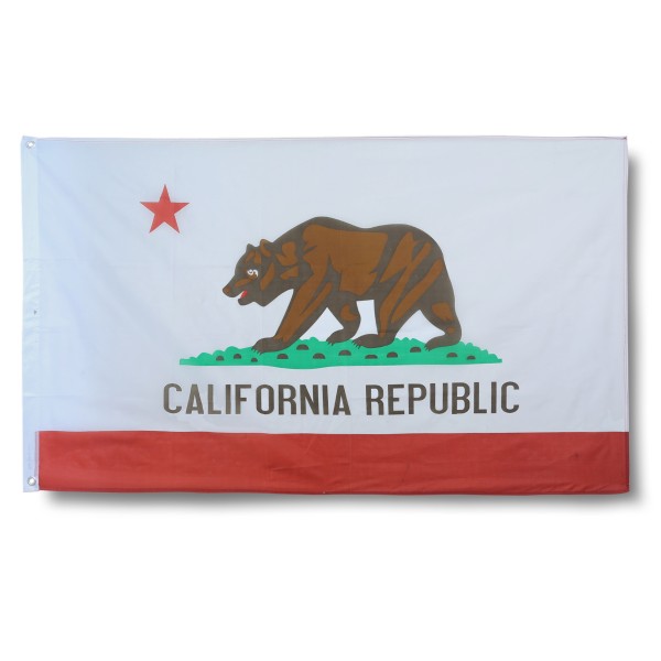Sonia Originelli Kalifornien California Fahne Flagge 90 x 150 cm Fanartikel Hissfahne Ösen WM EM