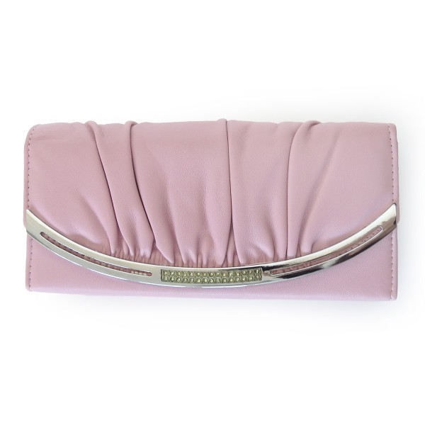 Sonia Originelli Kellner Portemonnaie Damen Geldbörse XL Clutch Tasche mit Kette