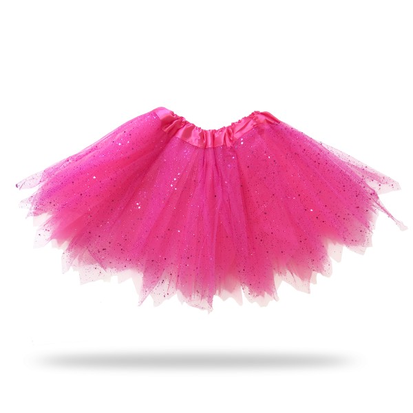 Sonia Originelli Kinder "Glitzerrock" Party Tüllrock Tütü Glitzer Prima Ballerina Karneval