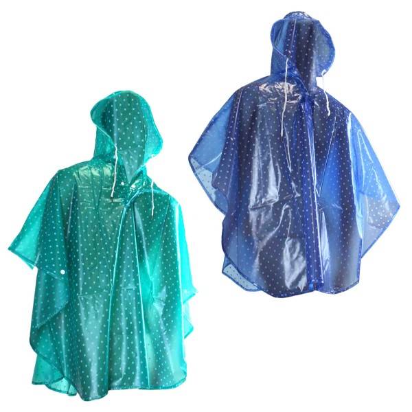 Sonia Originelli Kinder Regencape "Punkte" Regenschutz Poncho