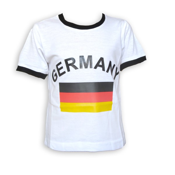 Sonia Originelli Kinder T-Shirt "Deutschland" Fanshirt WM Fußball Baumwolle
