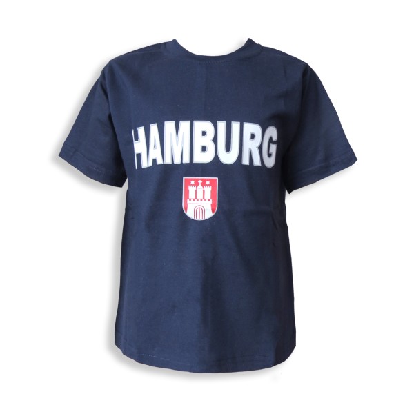 Sonia Originelli Kinder T-Shirt "Hamburg" Classic Wappen Baumwolle
