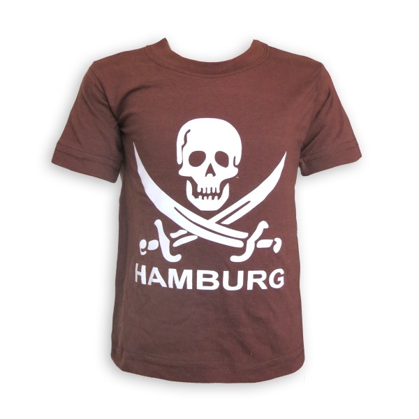 Sonia Originelli Kinder T-Shirt "Hamburg Totenkopf" Pirat Baumwolle