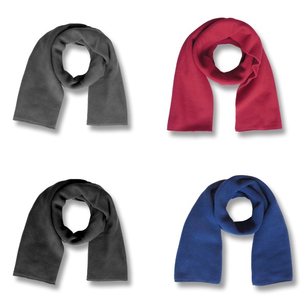 Sonia Originelli Kinderschal Fleece Winter Einfarbig