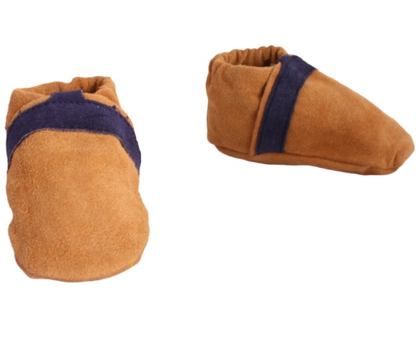 Sonia Originelli Kleinkinder Baby Wildlederhausschuh "Streifen" Echt Leder