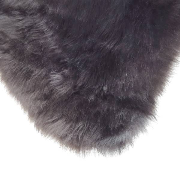 Sonia Originelli Lammfell Deko Teppich Natur Echtfell Schaf Braun Schwarz