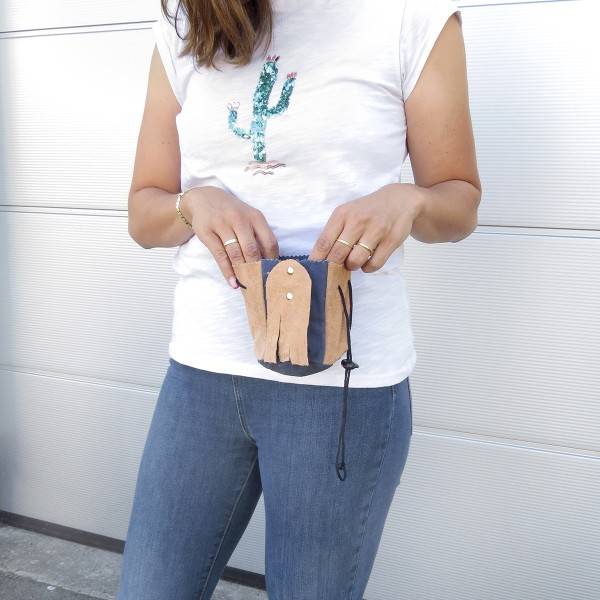 Sonia Originelli Ledersäckchen Tabakbeutel Lederbeutel Verschließbar