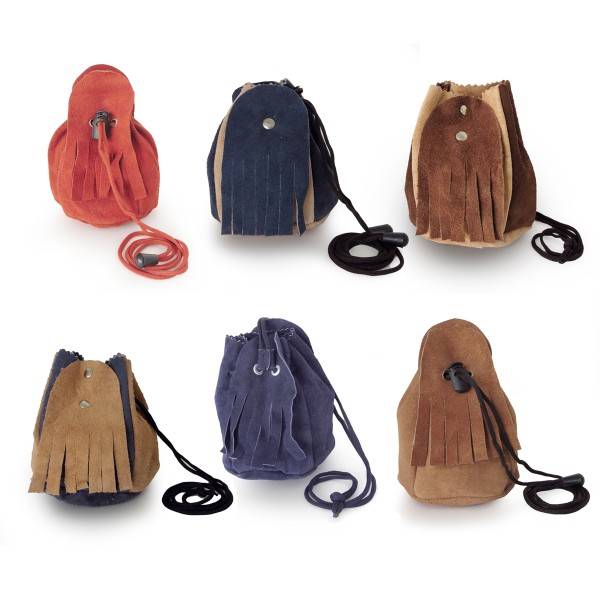 Sonia Originelli Ledersäckchen Tabakbeutel Lederbeutel Verschließbar