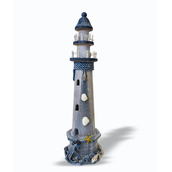 Sonia Originelli Leuchtturm "L" Dekoration Maritim Shabby Chic Landhausstil