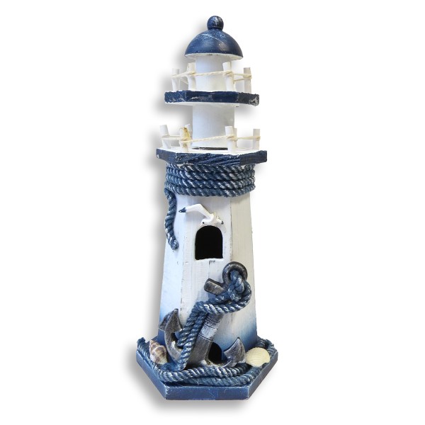 Sonia Originelli Leuchtturm "S" Dekoration Maritim Shabby Chic Landhausstil